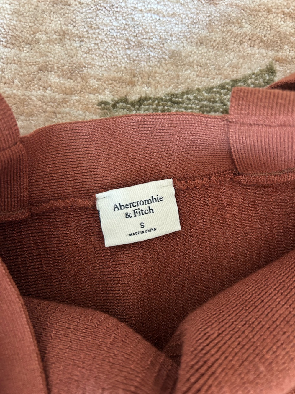 Abercrombie & Fitch Ribbed Sweetheart Camisole in Brown - Picture 3 of 3